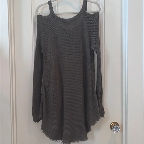 Free People Olive Green Sweater - Picture 3 of 6